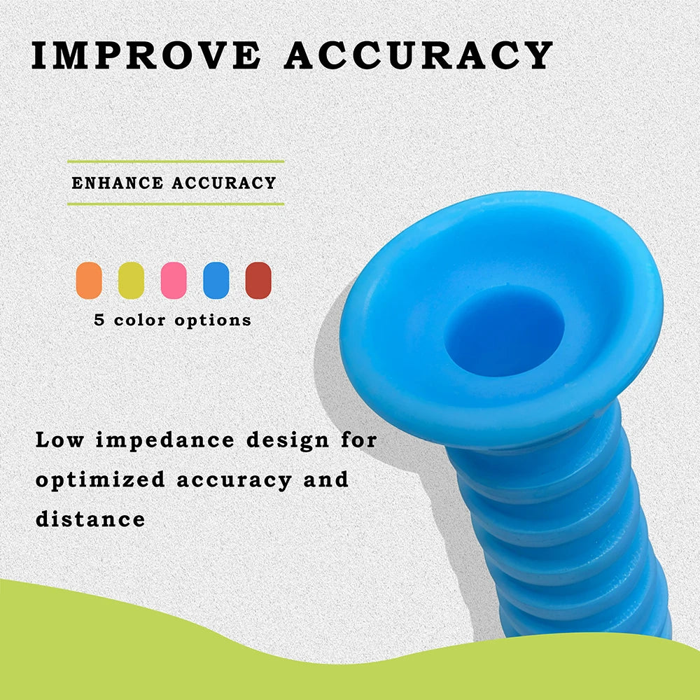 5pcs 360° Flexible Rubber Golf Tees, 3.27in/83mm, Durable, Low Friction, Vibrant Multicolor - Ideal for Everyday Golfers