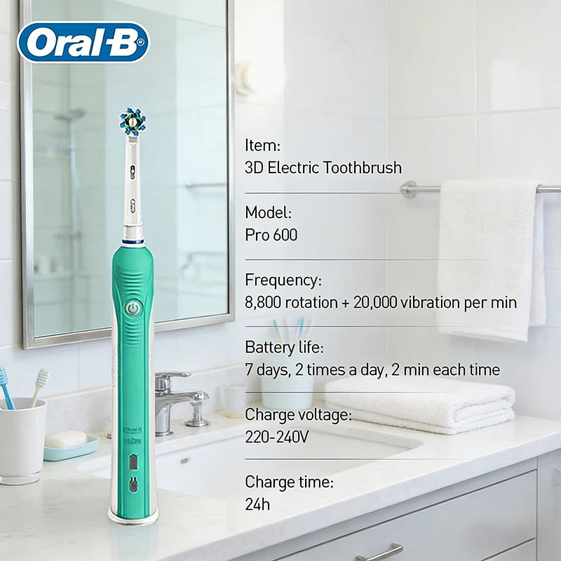Electric Toothbrush - Timer & Pressure Sensor