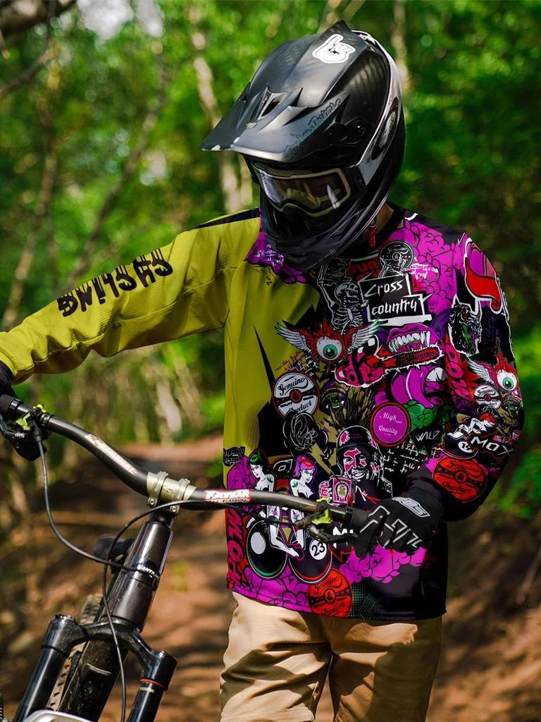 2026 moto enduro motocross Jeresy bicycle mx bmx mtb Downhill Jersey Off road speed long motorcycle hombre camisetas mtb enduro