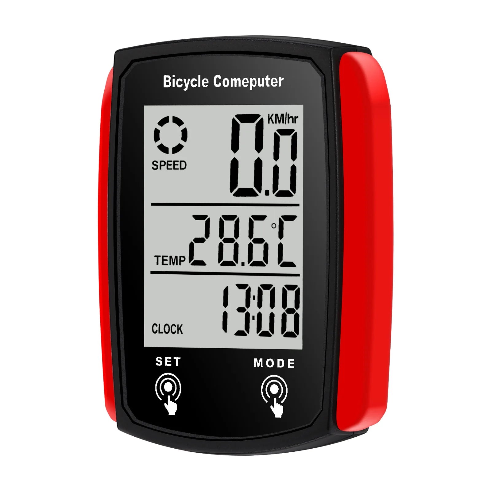 Bicycle Computer LCD Digital Wired Cycling Computer Speedometer Bike Speed Odometer With Backlight bike Accessories