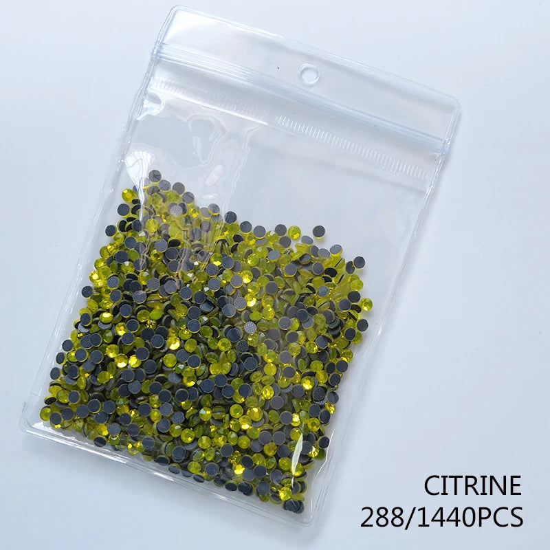High Quality Glass Clear Hotfix Rhinestone  SS4-SS30 Hot Fix Rhinestones for Clothes Decorations DIY Wedding Dress Rhinestones
