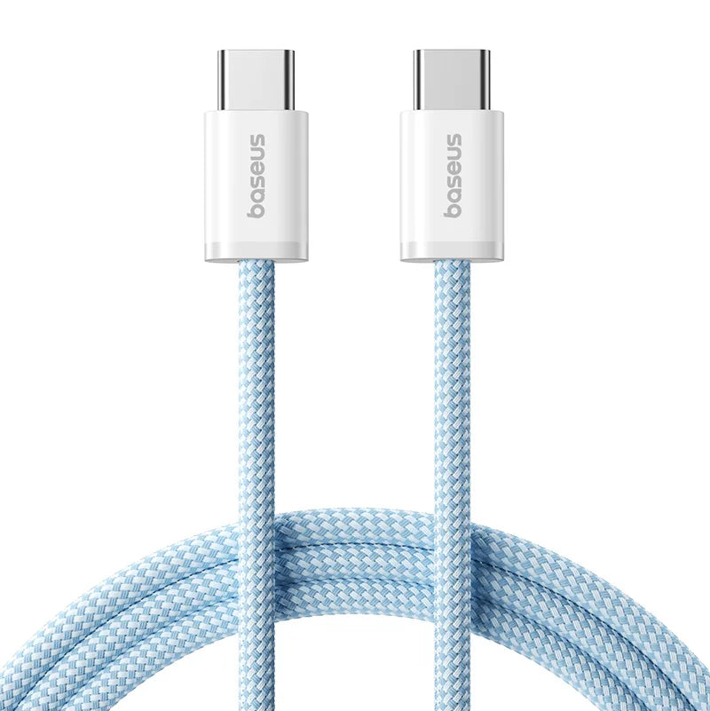 Baseus 100W Type C To USB C Cable For iPhone 16 15 Fast Charging Charger Cord For Macbook iPad Samsung Xiaomi Fast USB C Wire