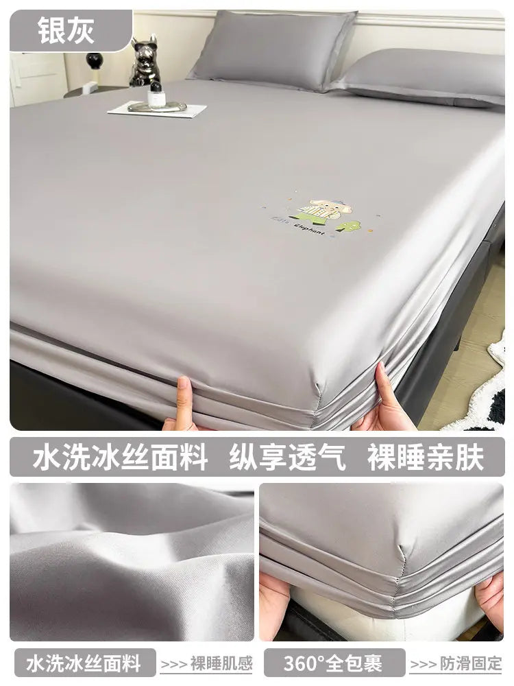 Cute Bedroom Bedsheets Cooling Kids Comferter Blue Bedsheets Pillow Cover Soft Ropa De Cama Juego Completo Bedding Set