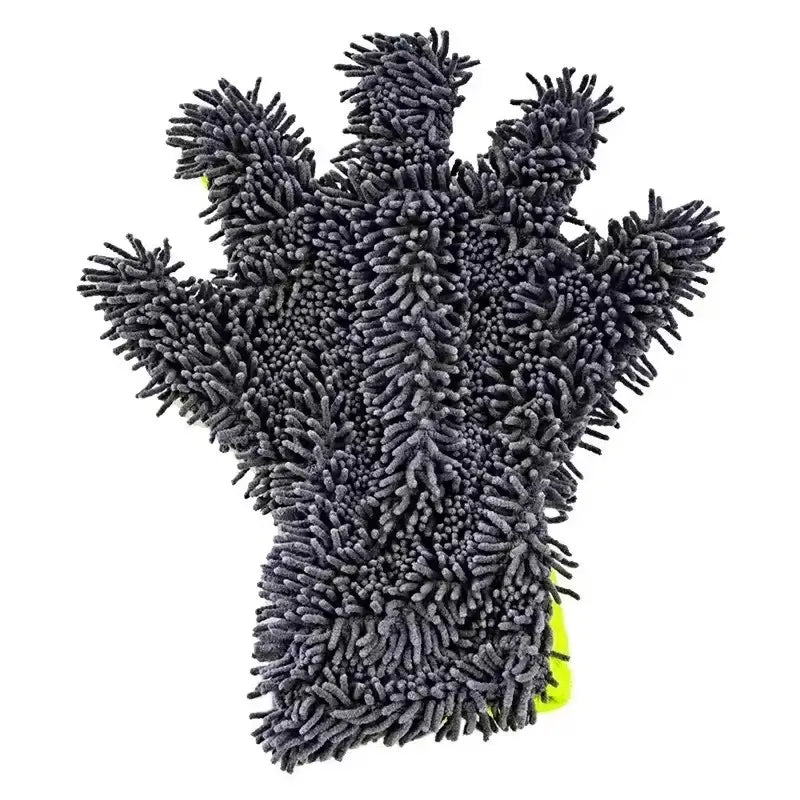 Car Wash Gloves Microfiber Wipe Car Sponge Scratch Free Car Wash Cleaning Coral Velvet Double-Sided Cleaning Tool