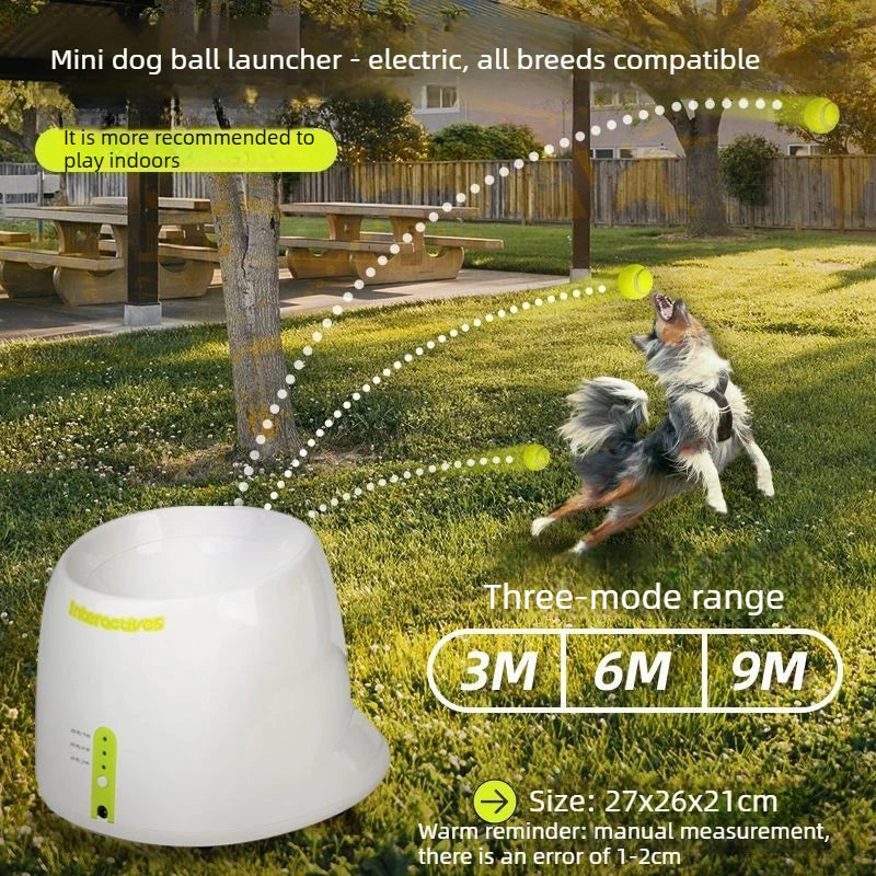Automatic Dog Ball Launcher, Toy, Tennis Ball Machine, Ball Dispenser, Pet Interactive Launcher