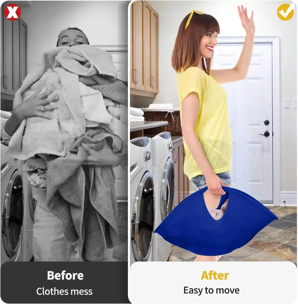 Foldable Laundry Basket Collapsible Portable Pop Up Laundry Hampers Dirty Clothes Laundry Storage Basket