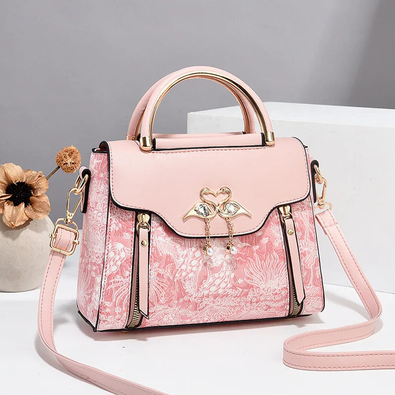 2025 New Women's Handbags High Quality Small Square Bag Luxury Designer Ladies Shoulder Crossbody Bags Female Fashion Sac