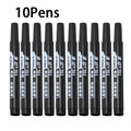 Bulk Pack 10/100 Waterproof Marker Pens Thick Head Durable Oily Ink Fast Drying Black Red Blue for School Express Logistics Sign