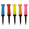 5Pcs Premium Elastic Golf Tees 83mm/3.24'' Rubber Ball Tee Holder Durable Flexible Golf Accessories