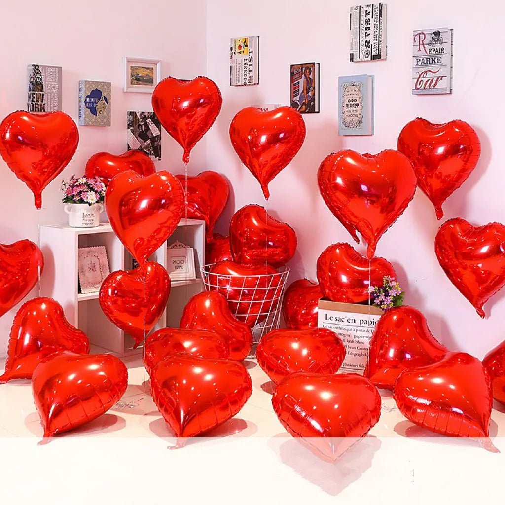 10Pcs Wedding Decoration Love Balloons Valentine's Day Couple Romantic Proposal Christmas DIY Birthday Party Ornament Balloon