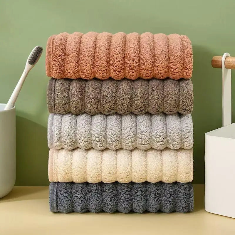New 5-Piece Luxury Soft Super Absorbent Hand Towel Set 11.8*11.8 Inch Quick Drying Washcloths For Household Daily Necessities