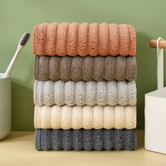New 5-Piece Luxury Soft Super Absorbent Hand Towel Set 11.8*11.8 Inch Quick Drying Washcloths For Household Daily Necessities