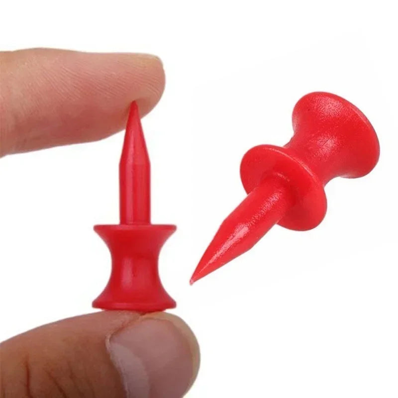 50PCs Golf Tee Assorted Colors Plastic Golf Tees for Golf Balls