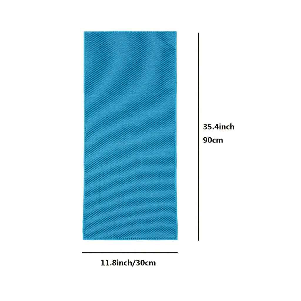 4pcs Cooling Towels (35.4 * 11.8 Inches), Soft Breathable Sports Towel For Outdoor, Gym, Yoga, Exercise, Camping, Fitness, Runni