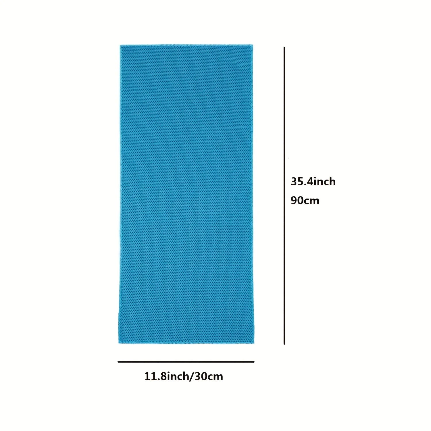 4pcs Cooling Towels (35.4 * 11.8 Inches), Soft Breathable Sports Towel For Outdoor, Gym, Yoga, Exercise, Camping, Fitness, Runni