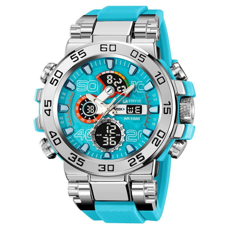 new style stryve S8030 hot sales men watches 5atm waterproof boys' sports watches