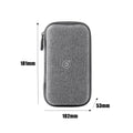 New Waterproof Double Layers Storage Bags Cable Cord Organizer Travel Bag Small Electronics SD Card Power Bank Storage Bag