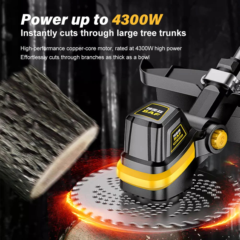 Electric Grass Trimmer Portable Brushless Lawn Trimmer Cordless Weed Eater Lawn Mower Lithium-ion Battery Lawn Cutter Lawn Edger