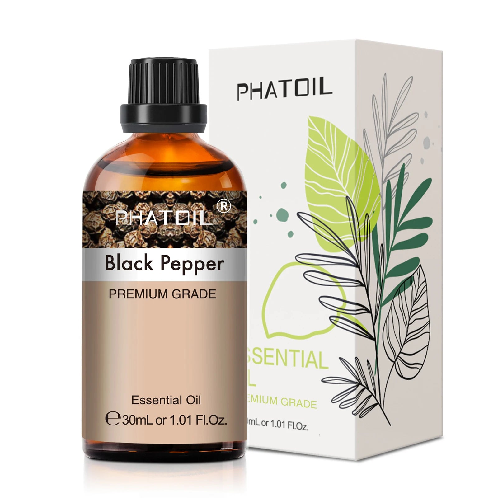 PHATOIL 30ml Aromatherapy Essential Oil Lavender Eucalyptus Vanilla Sweet Orange Aroma Oils For Diffuser Candle Making DIY Soap