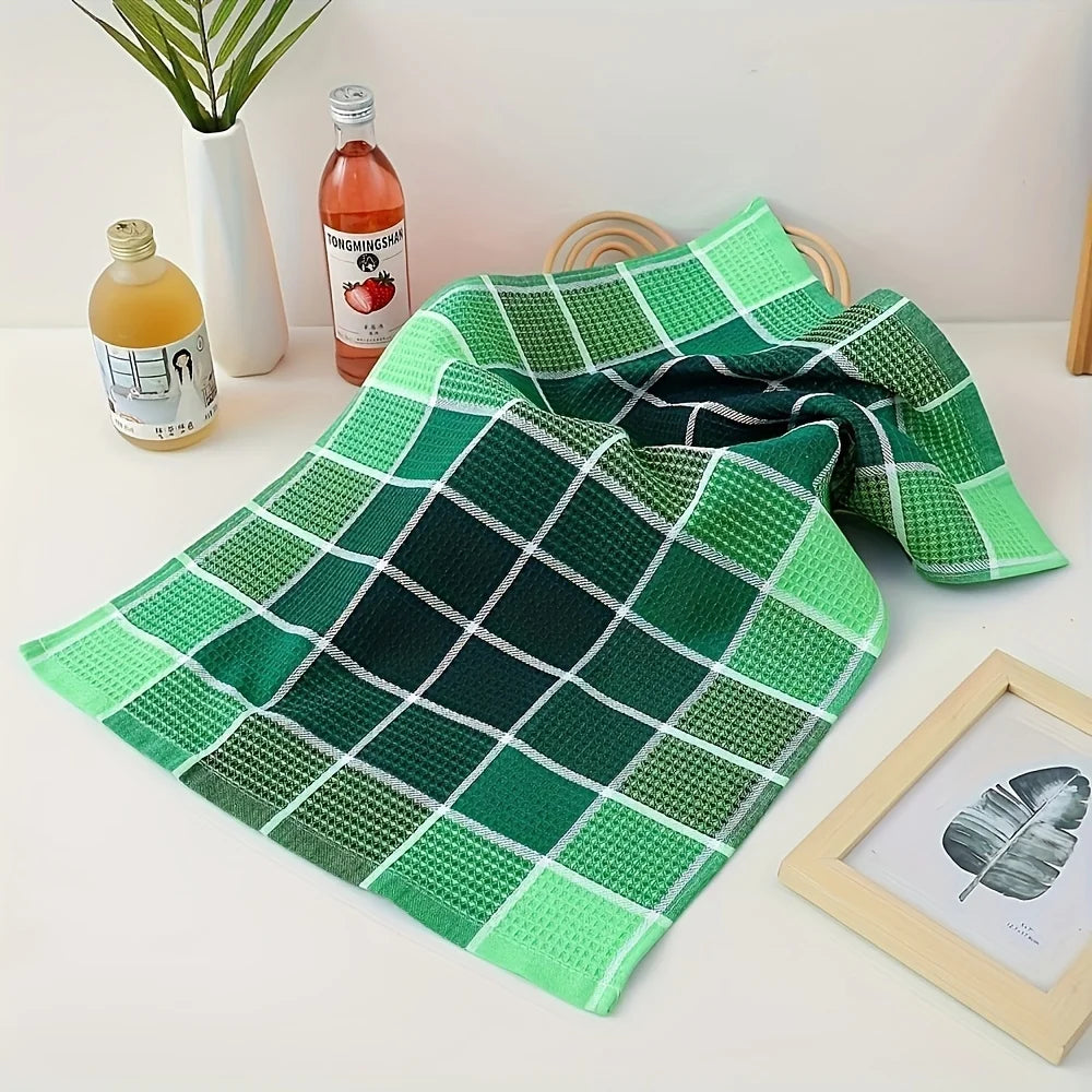 4/8pcs Large Kitchen Dish Towels - Super Soft, Highly Absorbent, Quick-Dry Cotton Towels with Bright Colors for  Home Use