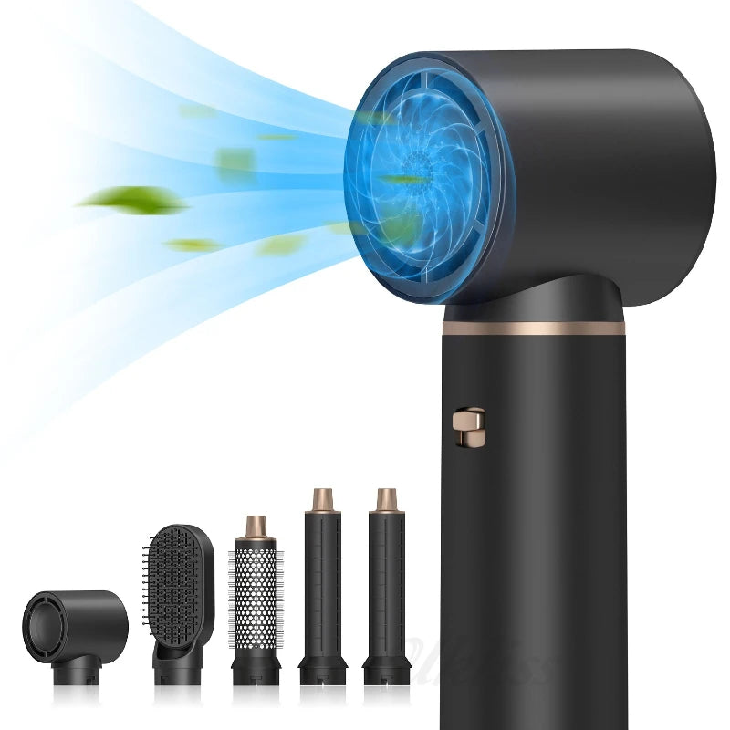 Hot Air Brush Styler - 5-in-1 1000W Ionic