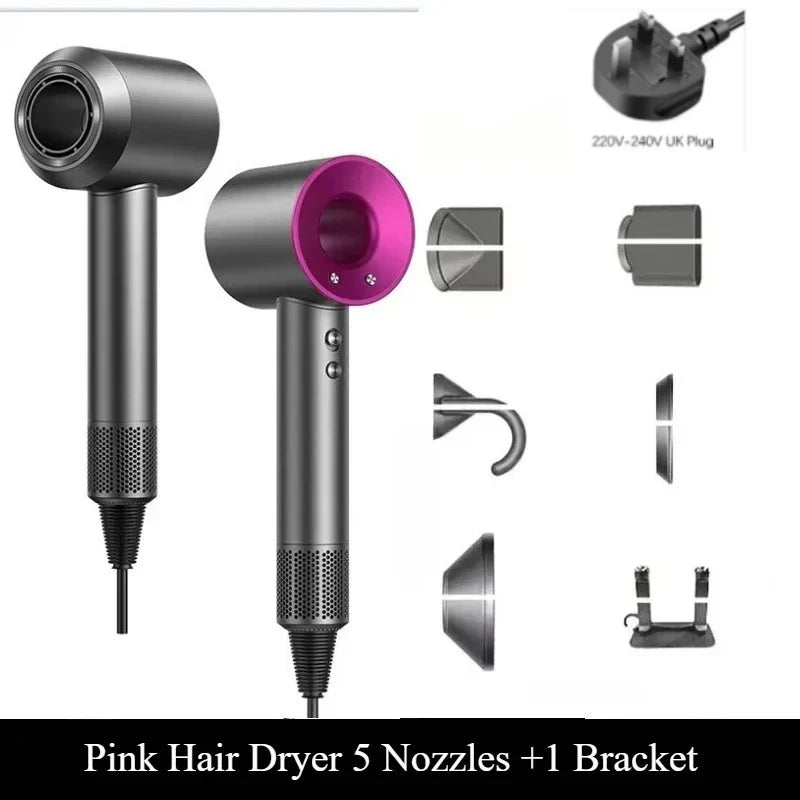 2026 Wall-Mounted Leafless Hair Dryer – Negative Ion, Salon-Grade, Home & Travel