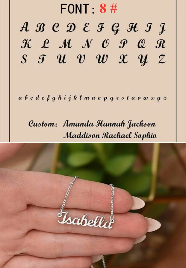 Custom Name Necklace Personalized Golden Choker Stainless Steel Necklaces For Women Man Customized Jewelry Couple Gift