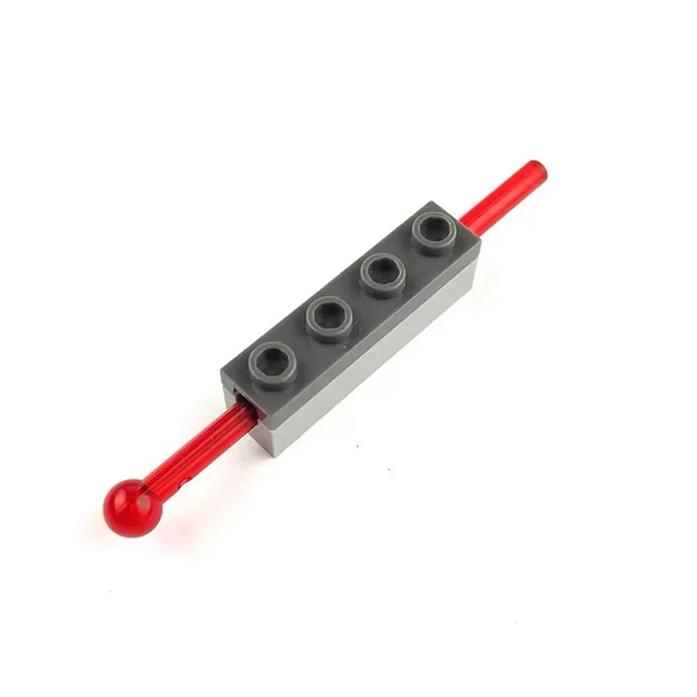 1x4 Launcher+8L Bullet Spring Shooting Mechanism Toy MOC Building Blocks Technical Parts Shooter Dart Weapon 15301 15303 15400