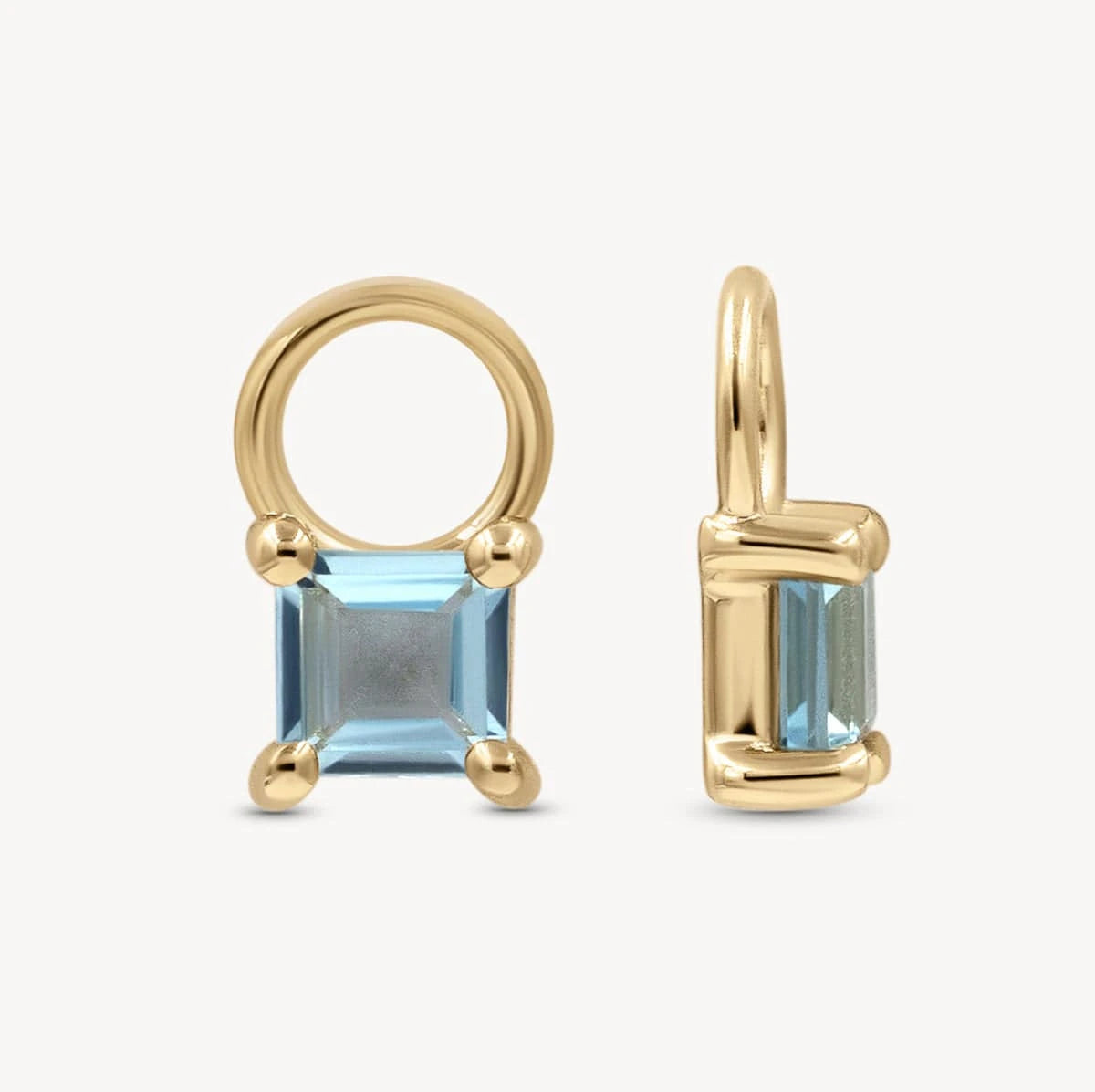 Classic element DIY December birthstone pendant for Mother's Day color preservation electroplating 18K gold