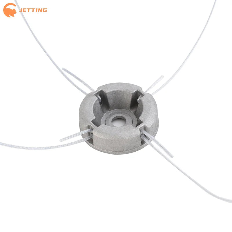 1PCS Aluminum Alloy Lawn Mower Head With Nylon Steel Lawn Mowing Line Lawn Mower Replacement Parts Universal