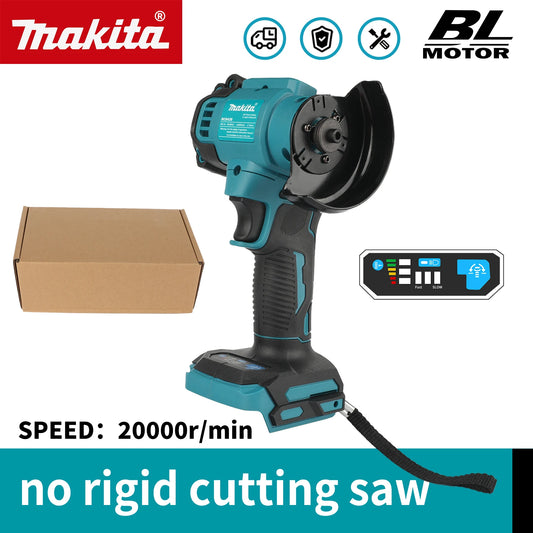 Makita MT438 18V Cordless Angle Grinder 3 Inch, Mini Polishing Grinding Machine Electric Cutting Tool for Small Works DIY