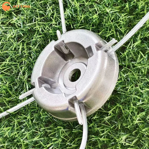 1PCS Aluminum Alloy Lawn Mower Head With Nylon Steel Lawn Mowing Line Lawn Mower Replacement Parts Universal