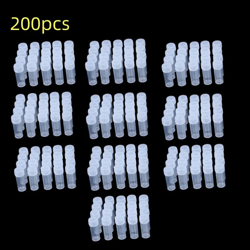 5ml Plastic Bottle Sample Jar 5g Small Barrel Vials Medicine Pill Liquid Powder Capsule Storage Container Packing Bottles