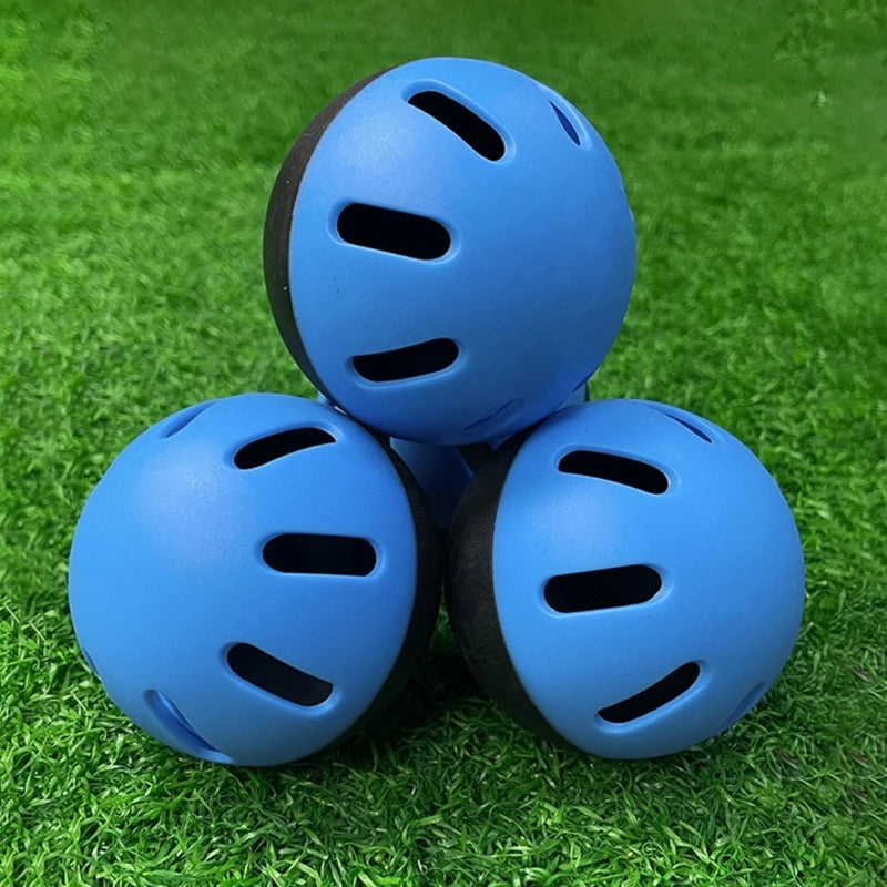 Baseball Practice Baseballs EVA Hollows Airflow Soft Training Baseball Practice Ball for Hitting Training In/Outdoor Use