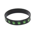 Women Girl Minimalism Silicone Fashion Jewelry Maple Leaves Creative Maple Leaf Bracelet Bangle Wristband Silicone Bracelet