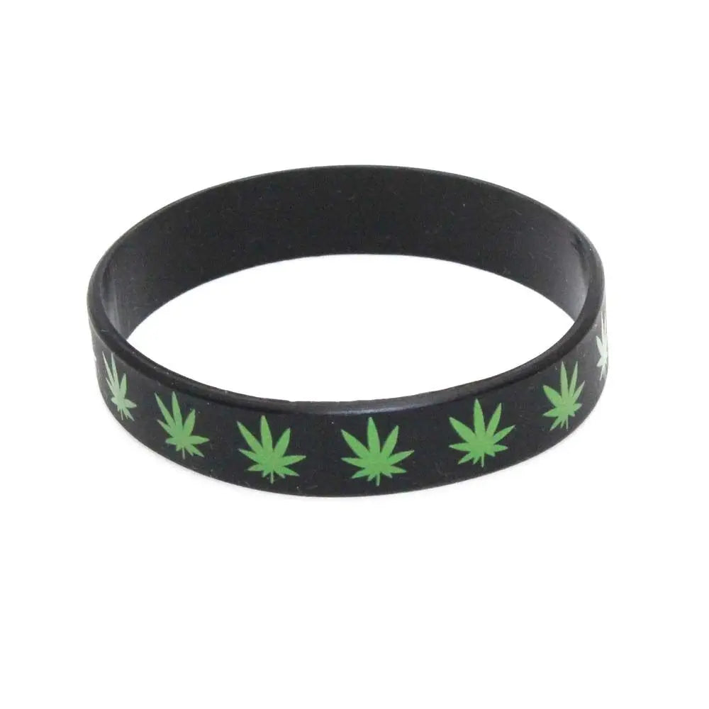 Women Girl Minimalism Silicone Fashion Jewelry Maple Leaves Creative Maple Leaf Bracelet Bangle Wristband Silicone Bracelet