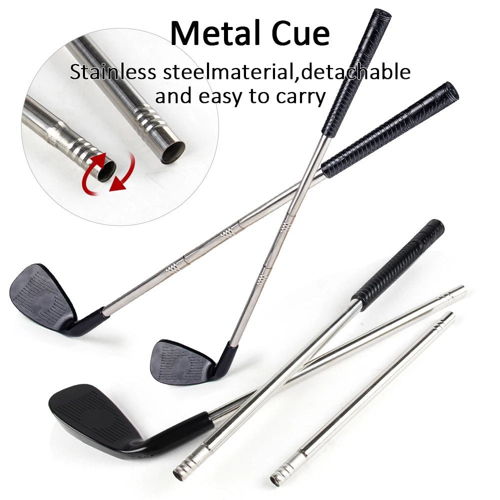 Golf Game Play Set Golf Chipping Game Cornhole Game with Balls Portable Putting Mat Putter Indoor Outdoor Putter Target Golfers
