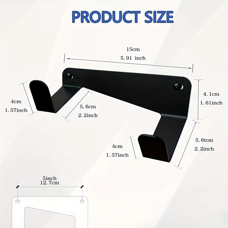 Wall-Mounted Electric Tool Metal Rack, Drill Wall Storage Organizer for Garage Workbench Pegboard Display and Cabinet Space