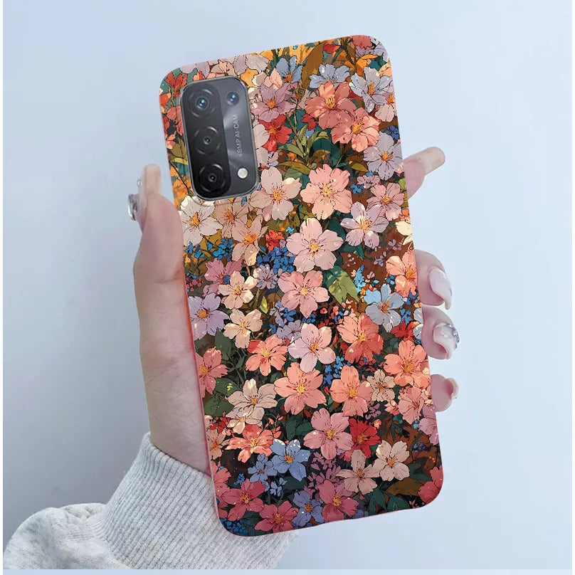 For Oppo A54 5G A74 5G A93 5G Case Soft TPU Silicone Cover Cute Astronaut Panda Phone Case CPH2195 CPH2197 CPH2263 Coque Funda