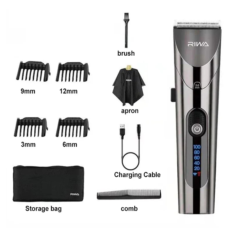 Cordless Hair Clipper - Washable Variable Speed