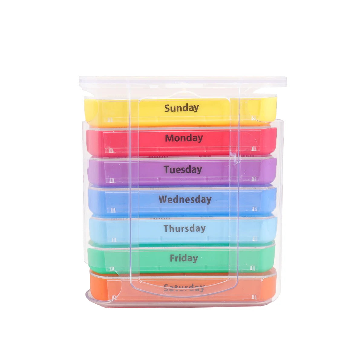 7 Days Pill Medicine Box Weekly Monthly Tablet Holder Storage Organizer Container Case Pill Box Splitters Pharmacy Pill Case