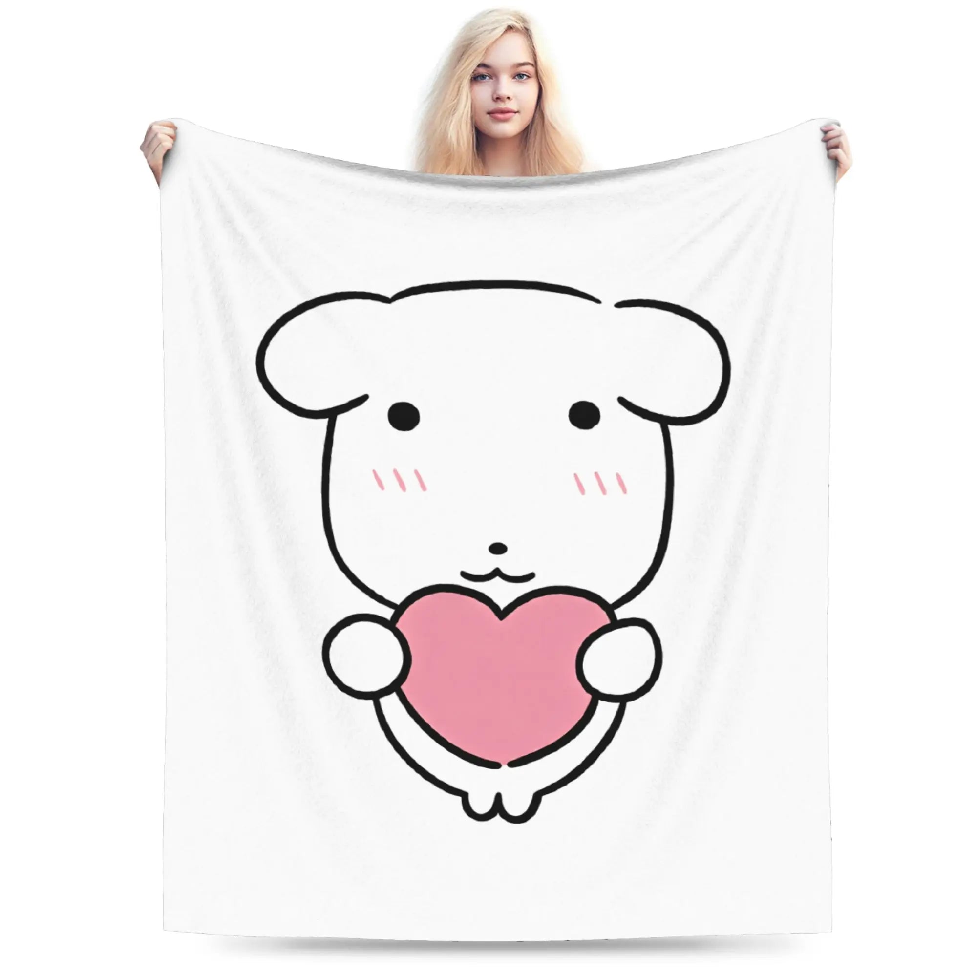 Cute GANADI Blanket Kids Adults  Flannel Throw Blanket For Sofa Home Soft Custom Quality Bedspread Gift