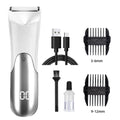 Men's Groin & Body Hair Trimmer – Electric Ball Trimmer, Ceramic Blade, Wet & Dry