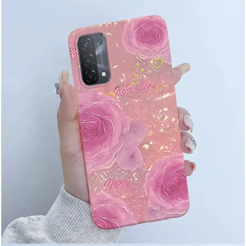 For Oppo A54 5G A74 5G A93 5G Case Soft TPU Silicone Cover Cute Astronaut Panda Phone Case CPH2195 CPH2197 CPH2263 Coque Funda