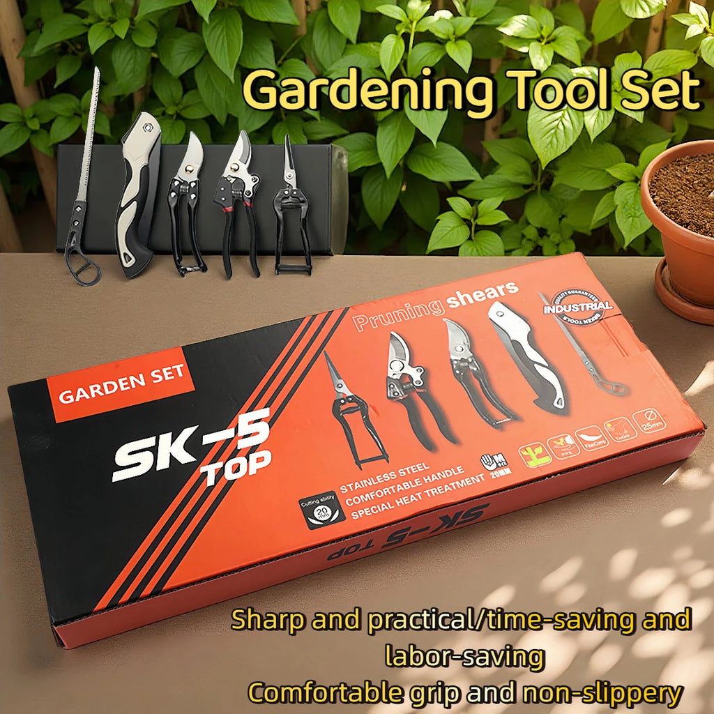Multifunctional Garden Tool Set Wide Application, Reliable Hand Tools for Orchard Nursery and Household Gardening Activities