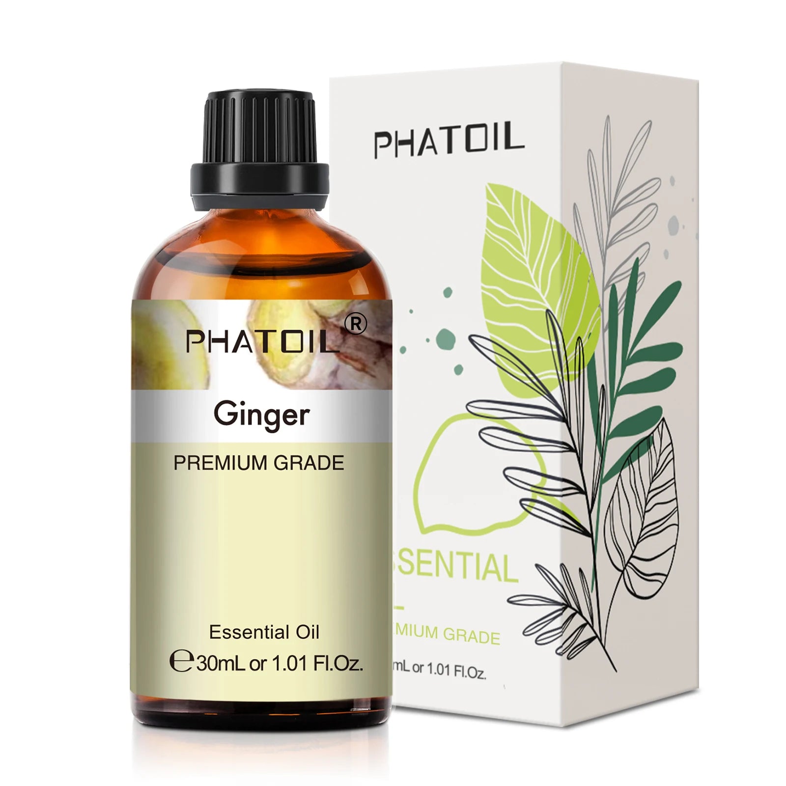 PHATOIL 30ml Aromatherapy Essential Oil Lavender Eucalyptus Vanilla Sweet Orange Aroma Oils For Diffuser Candle Making DIY Soap