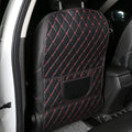 Kcimo PU Leather Car Anti-Kick Mats Auto Seat Back Protector Cover For Children Car Back Seat Anti-Dirty Pad Car  Accessories