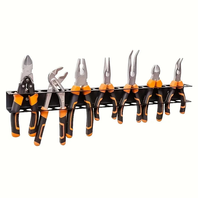 1 Piece Suitable For Garage Wall Mounted Multifunctional Tool Management Metal Screwdriver And Pliers Storage Rack