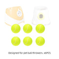 6 PCS Tennis Launcher Special 5cm Ball DogElastic Professional Tennis Throw MachinePortable Toy Only The Ball No Machine