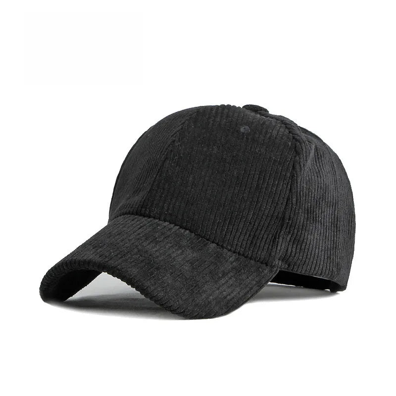 Fashion Baseball Caps For Men Women Autumn Winter Solid Retro Snapback Hip Hop Hat Unisex Street Adjustable Sun Visor Caps